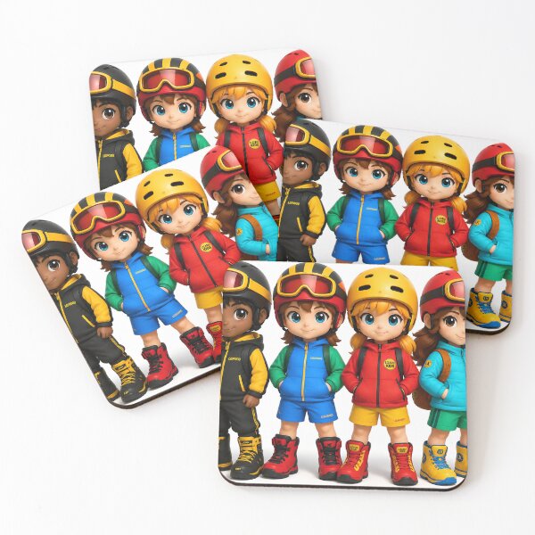 Item preview, Cute Kids in Stylish Sportwear designed and sold by Pim-Crystal.