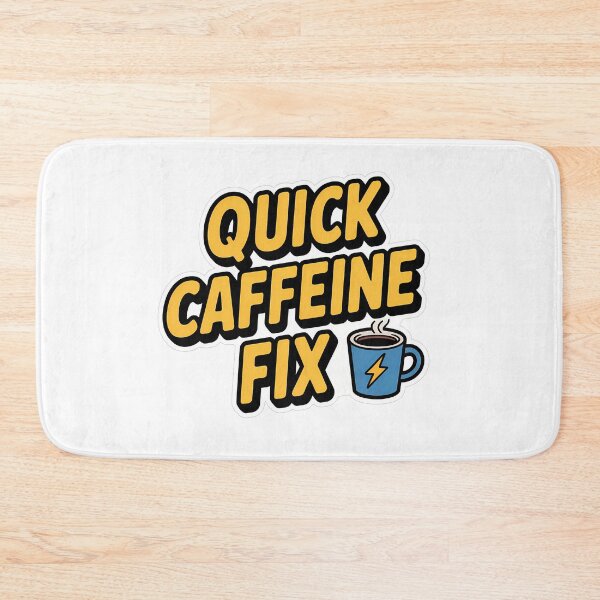 Item preview, Quick Caffeine Fix Comic Style designed and sold by NiftyWrx.