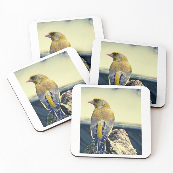 Item preview, Golden Finch on Weathered Wood designed and sold by Gerberjayey.