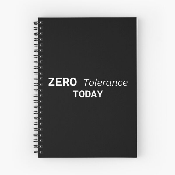 Item preview, ZERO Tolerance TODAY(Black ed.) designed and sold by NotToday-studio.