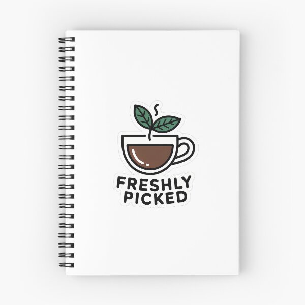 Item preview, Minimalist Coffee Leaf Text Design designed and sold by NiftyWrx.