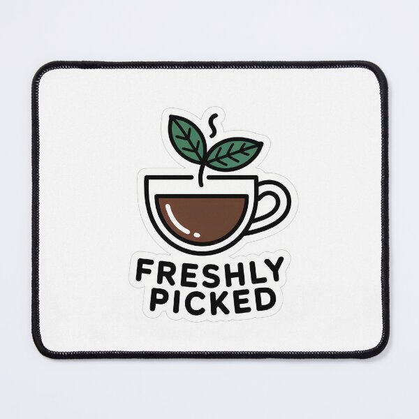 Item preview, Minimalist Coffee Leaf Text Design designed and sold by NiftyWrx.