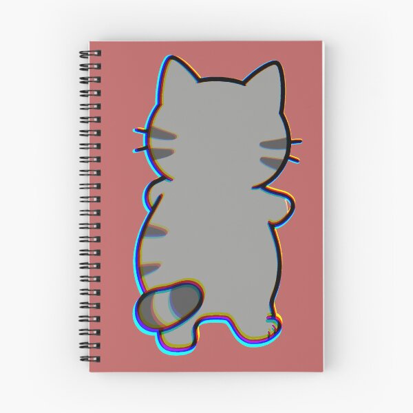 Item preview, Cute Cute Fat Gray Cat from Behind, Tabby designed and sold by AstronautMerch.