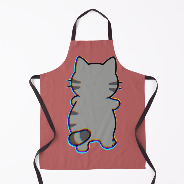 Item preview, Cute Cute Fat Gray Cat from Behind, Tabby designed and sold by AstronautMerch.