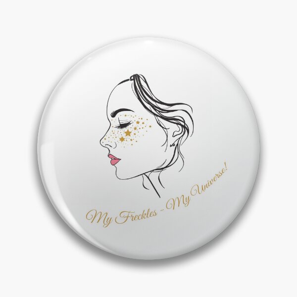 Item preview, My Freckles - My Universe! Elegant Line Art Girl designed and sold by RareVisuals.
