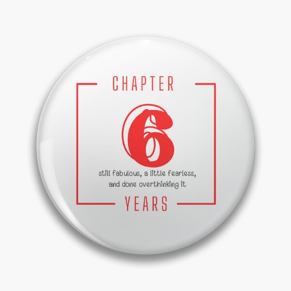 Item preview, Chapter 6 Years Still Fabulous Fearless 6th Birthday designed and sold by Itsheartshop.