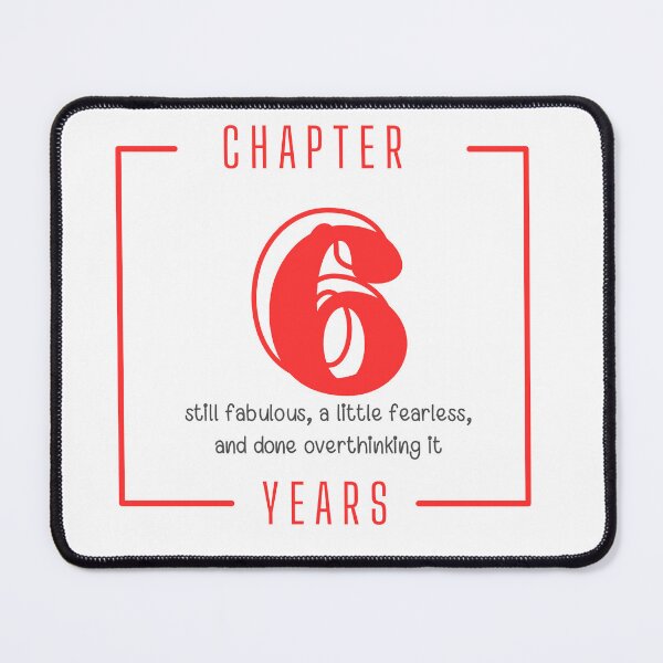 Item preview, Chapter 6 Years Still Fabulous Fearless 6th Birthday designed and sold by Itsheartshop.