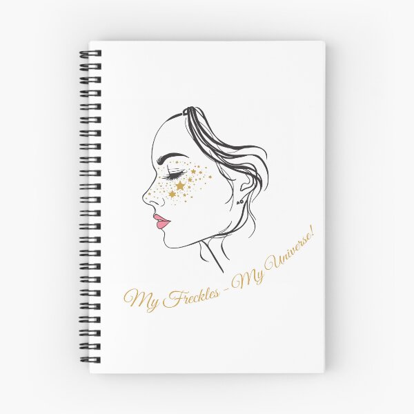 Item preview, My Freckles - My Universe! Elegant Line Art Girl designed and sold by RareVisuals.