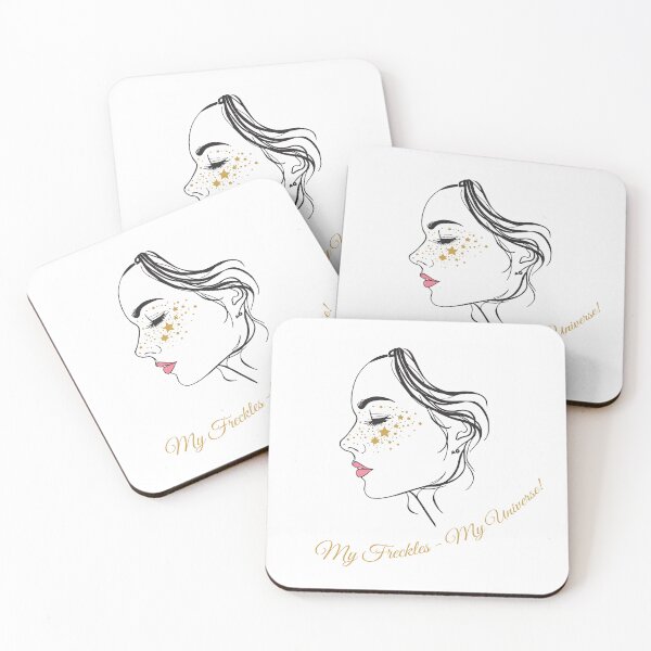 Item preview, My Freckles - My Universe! Elegant Line Art Girl designed and sold by RareVisuals.