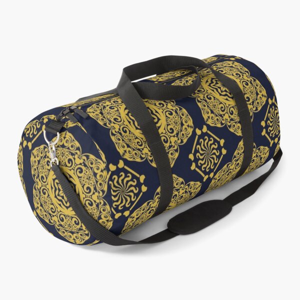 Item preview, Luxury Gold Mandala Navy Blue Baroque Seamless Ornament Patter designed and sold by ThiagoSDantas.