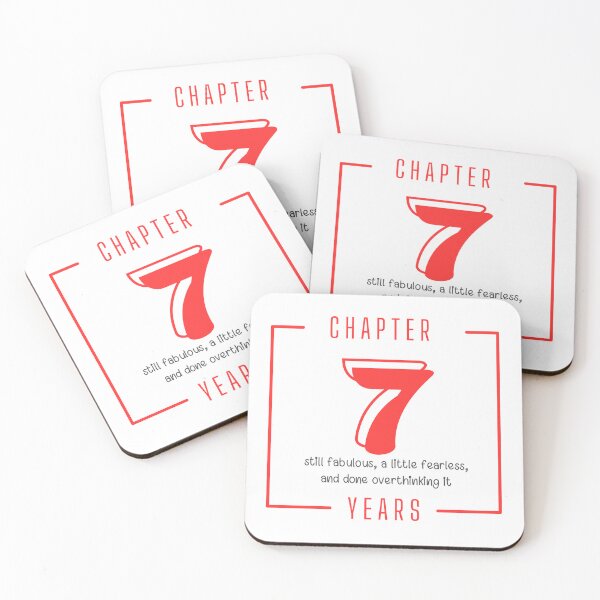 Item preview, Chapter 7 Years Still Fabulous Fearless 7th Birthday designed and sold by Itsheartshop.