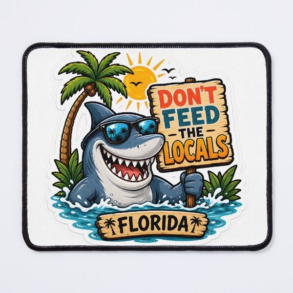 Item preview, florida locals shark designed and sold by Sunrise Slaps.