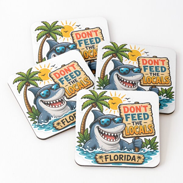 Item preview, florida locals shark  designed and sold by Sunrise Slaps.