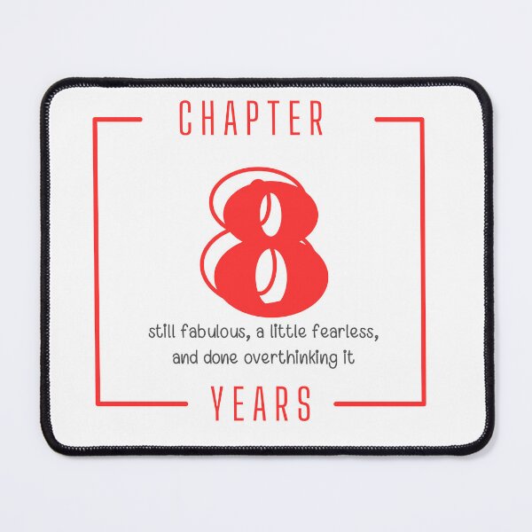 Item preview, Chapter 8 Years Still Fabulous Fearless 8th Birthday designed and sold by Itsheartshop.