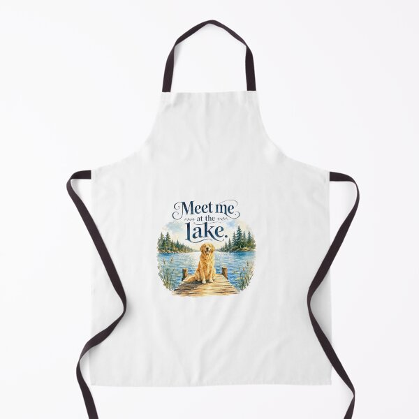 Item preview, Meet Me At The Lake Golden Retriever Dog Mom Cabin Decor designed and sold by AQUILAKREO.