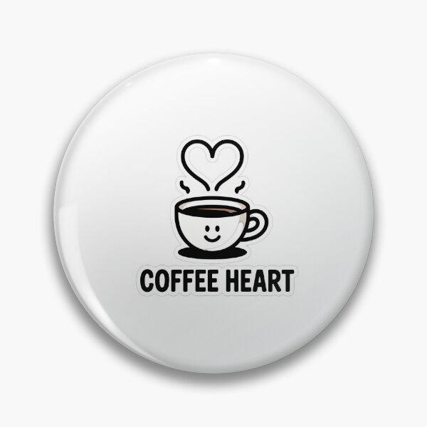 Item preview, Coffee Heart Minimalist Design designed and sold by NiftyWrx.