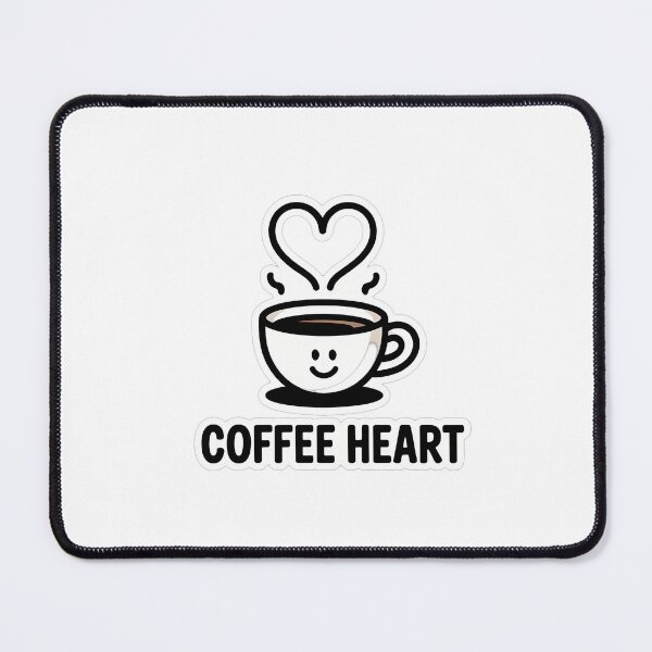 Item preview, Coffee Heart Minimalist Design designed and sold by NiftyWrx.