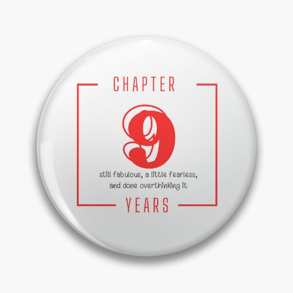 Item preview, Chapter 9 Years Still Fabulous Fearless 9th Birthday designed and sold by Itsheartshop.
