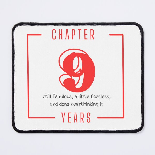 Item preview, Chapter 9 Years Still Fabulous Fearless 9th Birthday designed and sold by Itsheartshop.