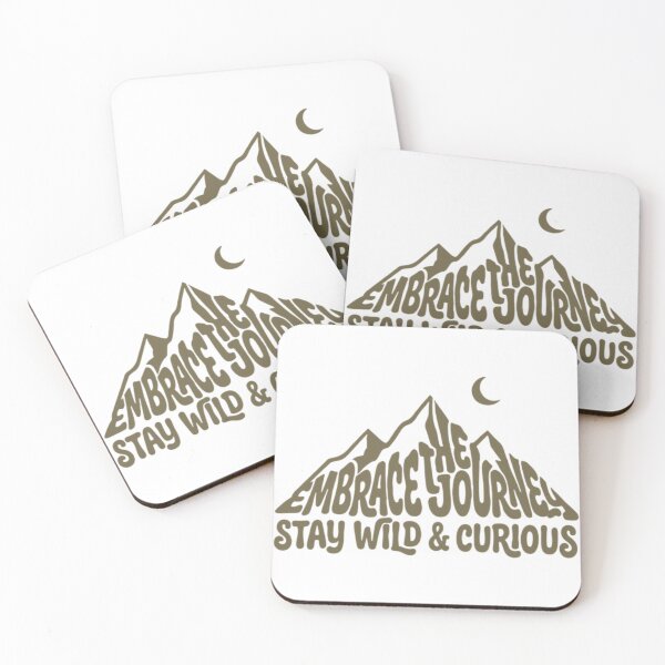 Item preview, Embrace the Journey, Stay Wild and Curious designed and sold by LemonlyTees.