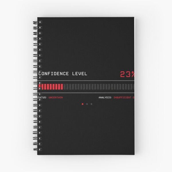 Item preview, AI Confidence Level Glitch Interface T-Shirt | Cyberpunk System Error Tech Design designed and sold by Glitched Store.