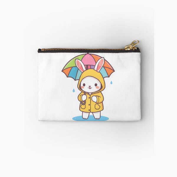 Item preview, Kawaii Rain Bunny Sticker | Cute Chibi Rabbit Gift designed and sold by Stylestickers55.