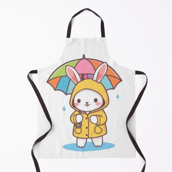 Item preview, Kawaii Rain Bunny Sticker | Cute Chibi Rabbit Gift designed and sold by Stylestickers55.