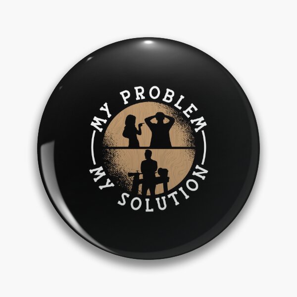 Item preview, Woodturner My Problem My Pictogram Dad Woodworker designed and sold by tshirtconcepts.