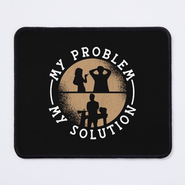 Item preview, Woodturner My Problem My Pictogram Dad Woodworker designed and sold by tshirtconcepts.