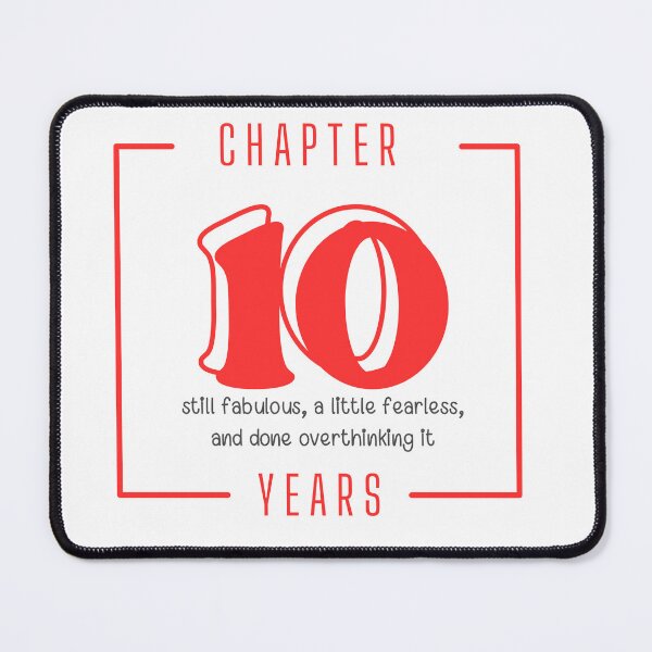 Item preview, Chapter 10 Years Still Fabulous Fearless 10th Birthday designed and sold by Itsheartshop.