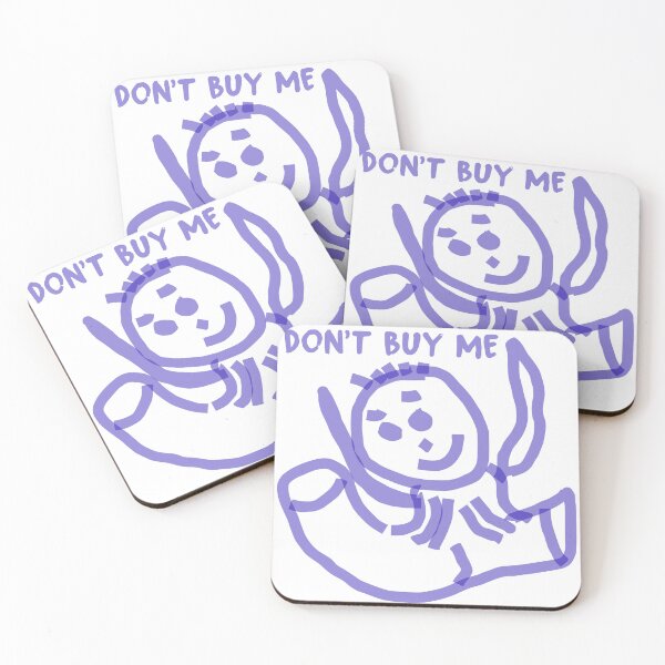 Item preview, Sarcastic "Don't Buy Me" Funny Purple Doodle Graphic designed and sold by pranshuvibes.
