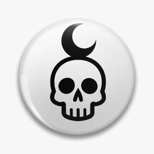 Item preview, Gothic Skull with Roses Moon and Flames - Dark Tattoo Style Streetwear Design designed and sold by trendplusco.