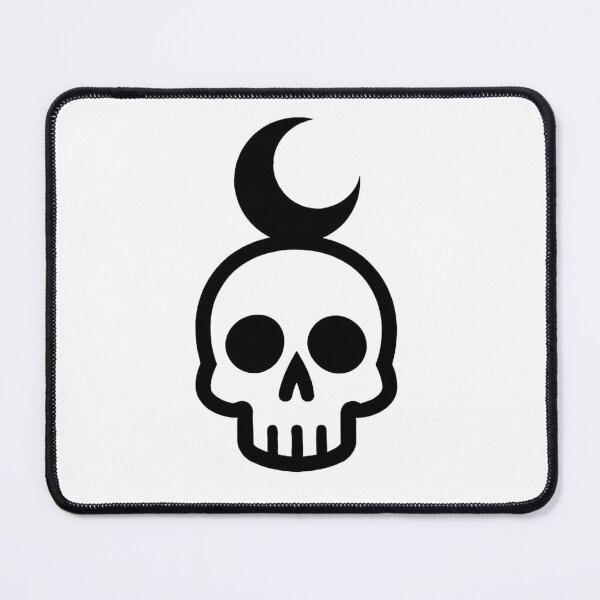 Item preview, Gothic Skull with Roses Moon and Flames - Dark Tattoo Style Streetwear Design designed and sold by trendplusco.
