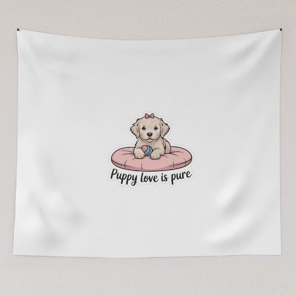 Item preview, Puppy Love Is Pure designed and sold by NiftyWrx.