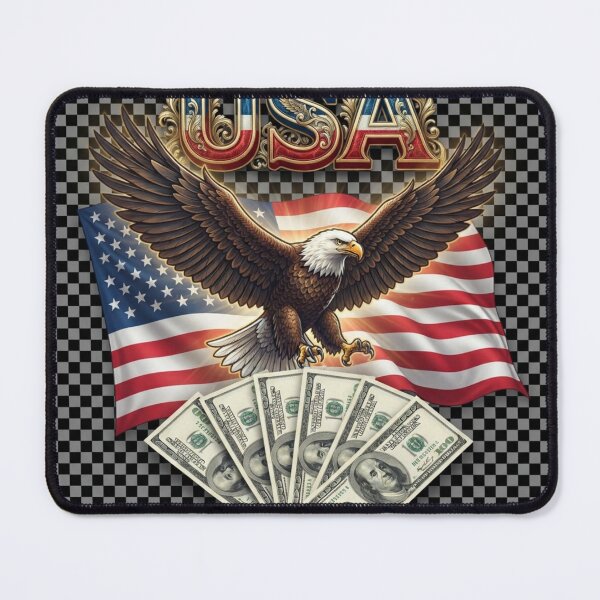 Item preview, USA Eagle & Dollars Power Art designed and sold by MalinStyle.