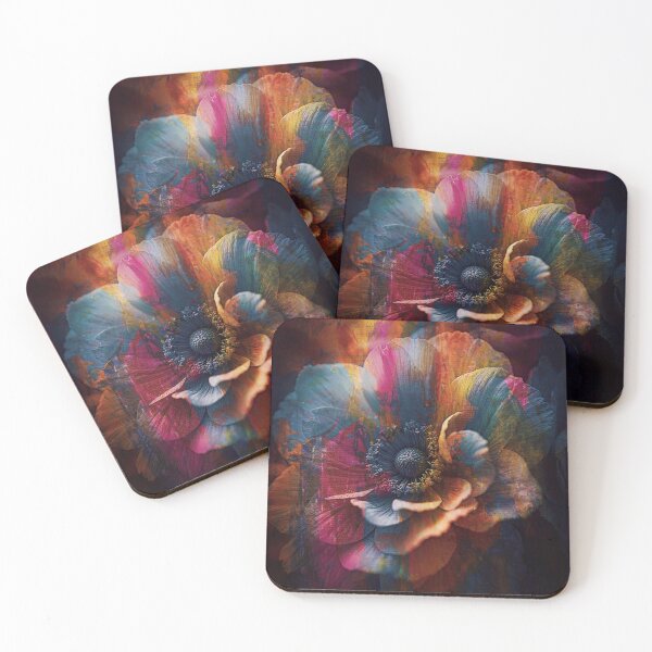 Item preview, Fractal Bloom | Abstract Floral Wall Art designed and sold by WitchyBotanicaArt.