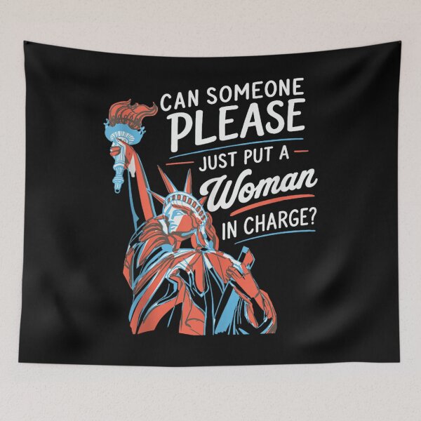 Item preview, Can Someone Please Just Put A Woman In Charge Statue Of Liberty designed and sold by GalenoHenley.