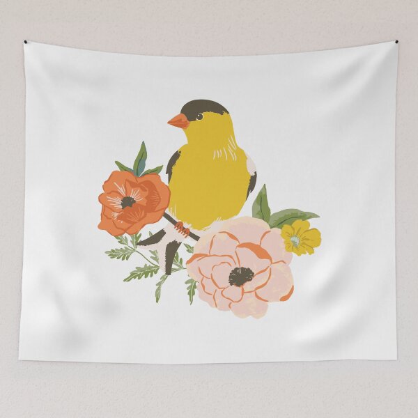 Item preview, goldfinch flowers designed and sold by FloFlo8468.