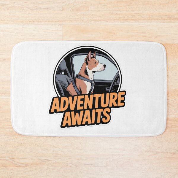 Item preview, Adventure Awaits Dog Mom designed and sold by NiftyWrx.