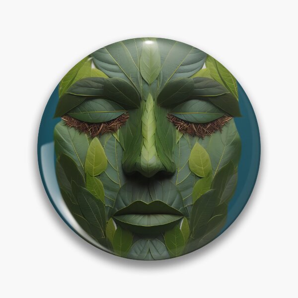 Item preview, Leaf Face Art Print designed and sold by Ambroa Stuff.