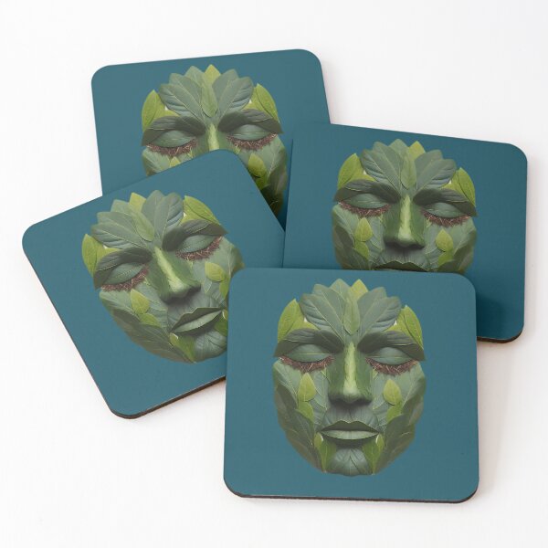 Item preview, Leaf Face Art Print designed and sold by Ambroa Stuff.