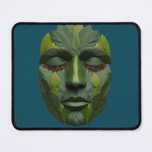 Item preview, Leaf Face Art Print designed and sold by Ambroa Stuff.