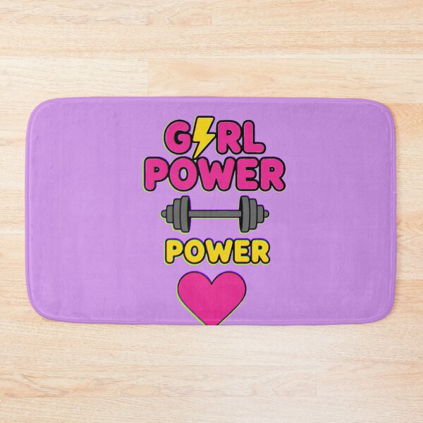 Item preview, Girl Power Gym Heart Ray Dumbbell Fitness designed and sold by AstronautMerch.