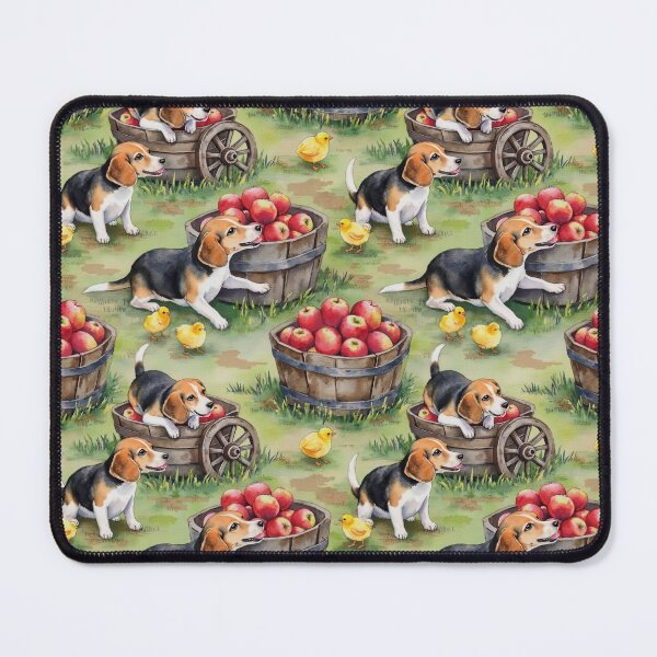 Item preview, Beagle Autumn Orchard Adventure designed and sold by TJ Art and Camera.