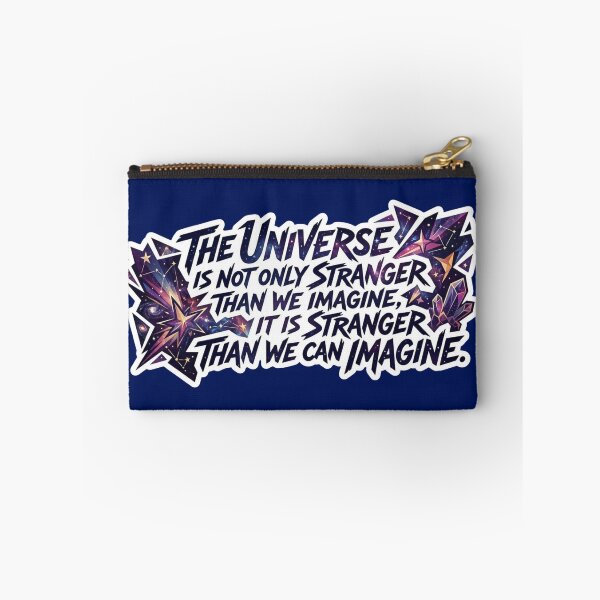 Item preview, The Universe Is Stranger Than We Can Imagine Sticker designed and sold by Scro-Ciob-Shop.