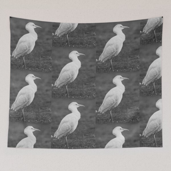 Item preview, White Egret in Monochrome designed and sold by Gerberjayey.