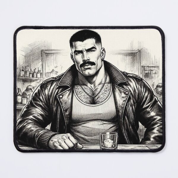 Item preview, Gay Leather Bar Biker Iced Daddy Leder Pride Graphic Design designed and sold by ItsAKinkThing.