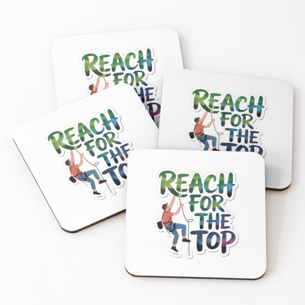 Item preview, Reach for the Top Hiking Motivation designed and sold by NiftyWrx.