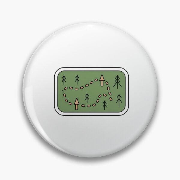 Item preview, Minimalist Trail Map for Hikers designed and sold by NiftyWrx.