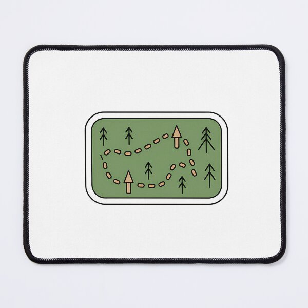Item preview, Minimalist Trail Map for Hikers designed and sold by NiftyWrx.